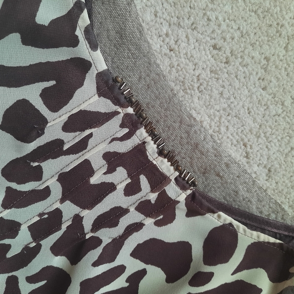 Nicole Miller two piece giraffe cami brown/beige - Picture 2 of 4